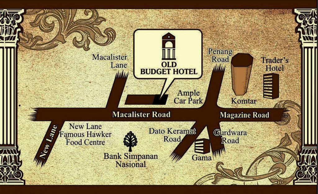 Old Budget Hotel George Town  Kültér fotó